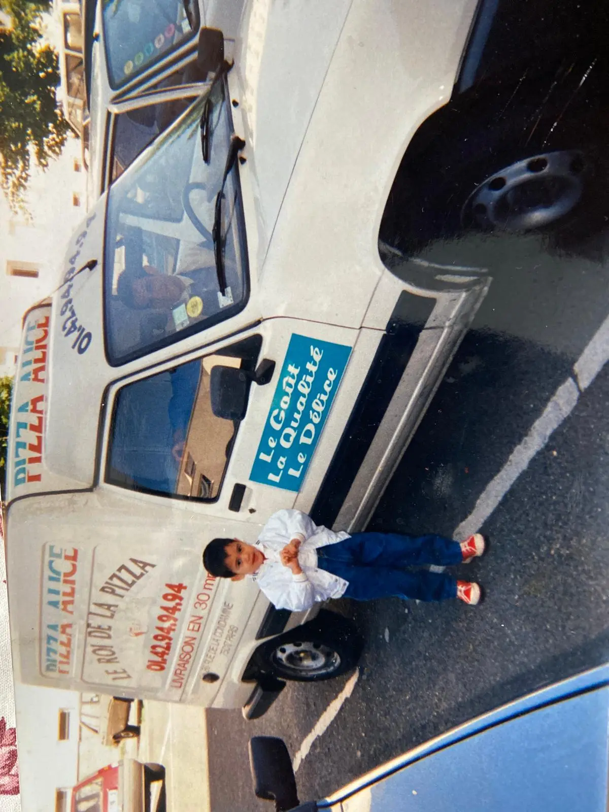 Le premier camion Pizza Alice - 1990
